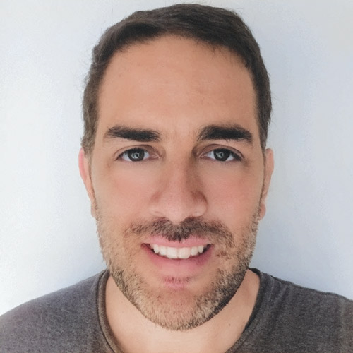 Headshot of Alejandro Moron Delucchi, Fraud Director at Despegar.com, against a white backdrop.
