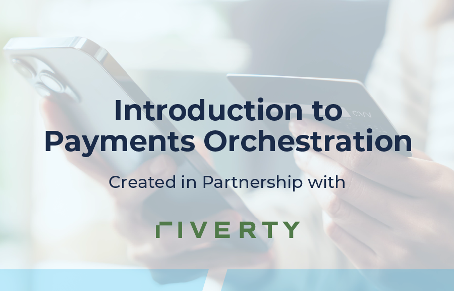 Person making a contactless payment with a credit card over a laptop, symbolizing digital transactions. Text overlay reads: ‘Advanced Tactics for Transaction Optimization. Created in Partnership with Checkout.com.’ The Checkout.com logo appears below the text.